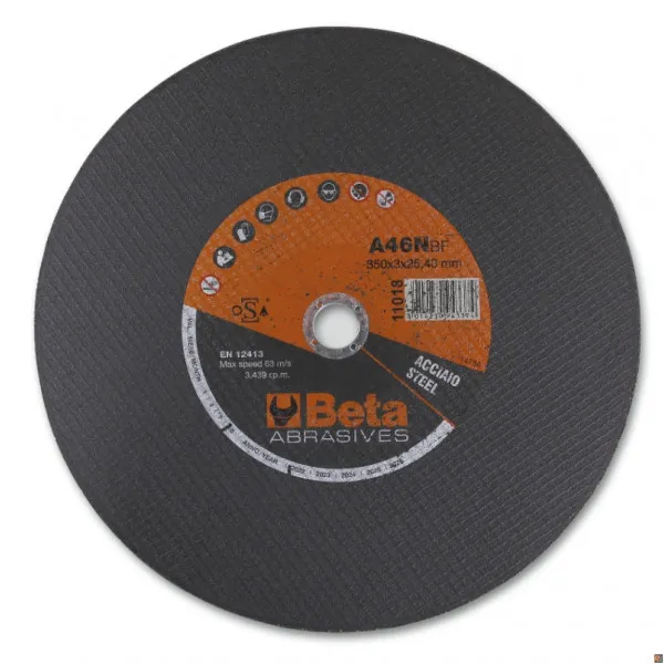 11018 350X3,0 - CF. 10PZ TRONCATORI ACCIAIO 350X3,0 ø25,40 60MS A BETA UTENSILI 110180035