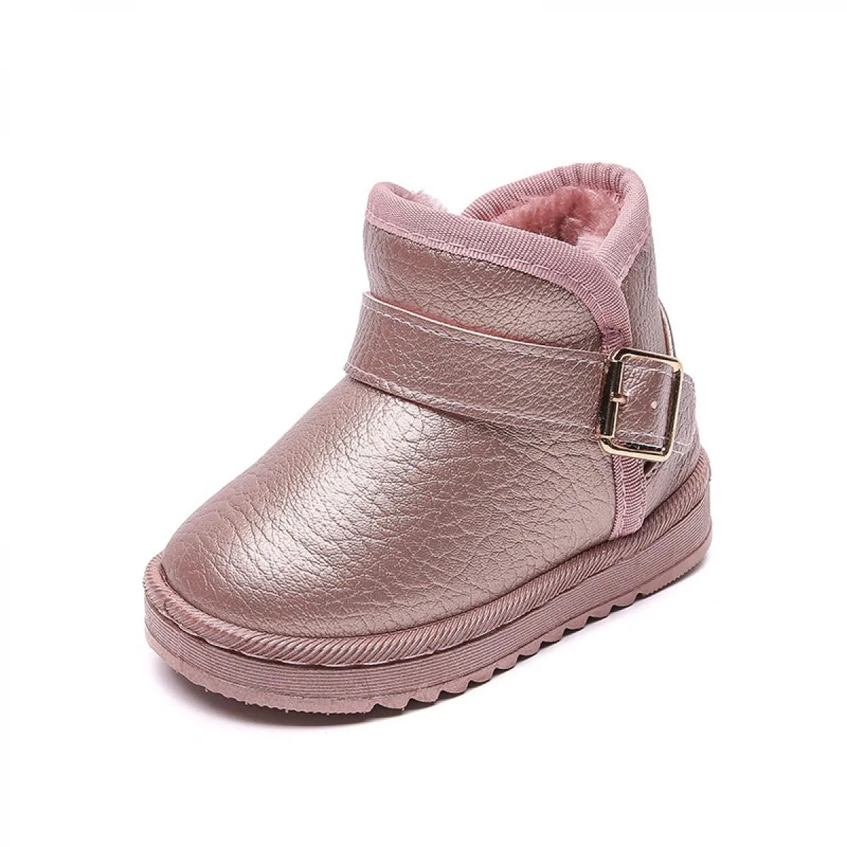 2022 Ultimi stivali da neve per bambini antiscivolo Stivali invernali per bambini in peluche super spessi Scarpe con plateau con