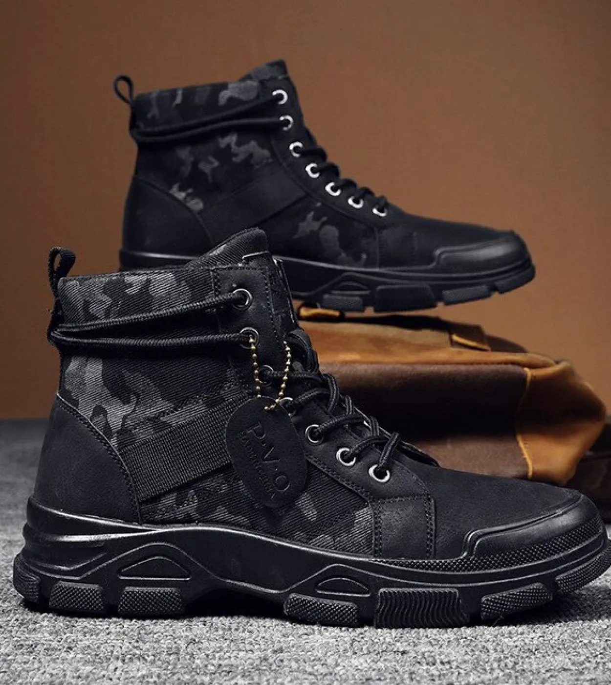 2023 stivali militari autunnali da uomo stivali da deserto mimetici sneakers alte scarpe da lavoro antiscivolo per stivali da uo