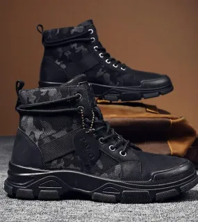 2023 stivali militari autunnali da uomo stivali da deserto mimetici sneakers alte scarpe da lavoro antiscivolo per stivali da uo