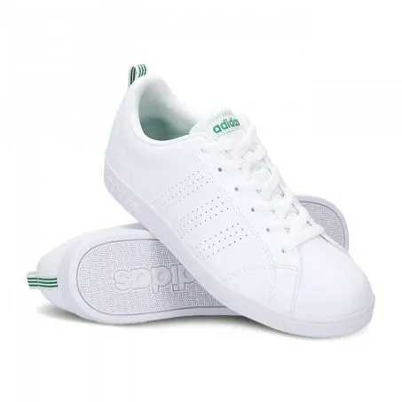 ADIDAS CLOUDFOAM ADVANTAGE JUNIOR CLEAN - Bianco/Verde