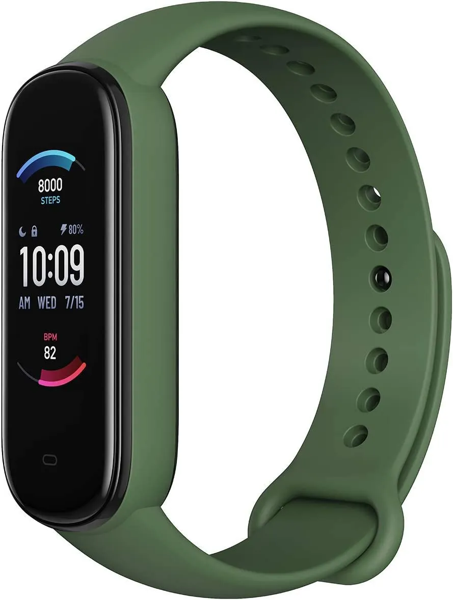 Amazfit Band 5 Smartwatch Tracker Fitness Orologio Sport Smartband con Alexa Integrato Impermeabile 5 ATM di 15 Giorni, Contapas
