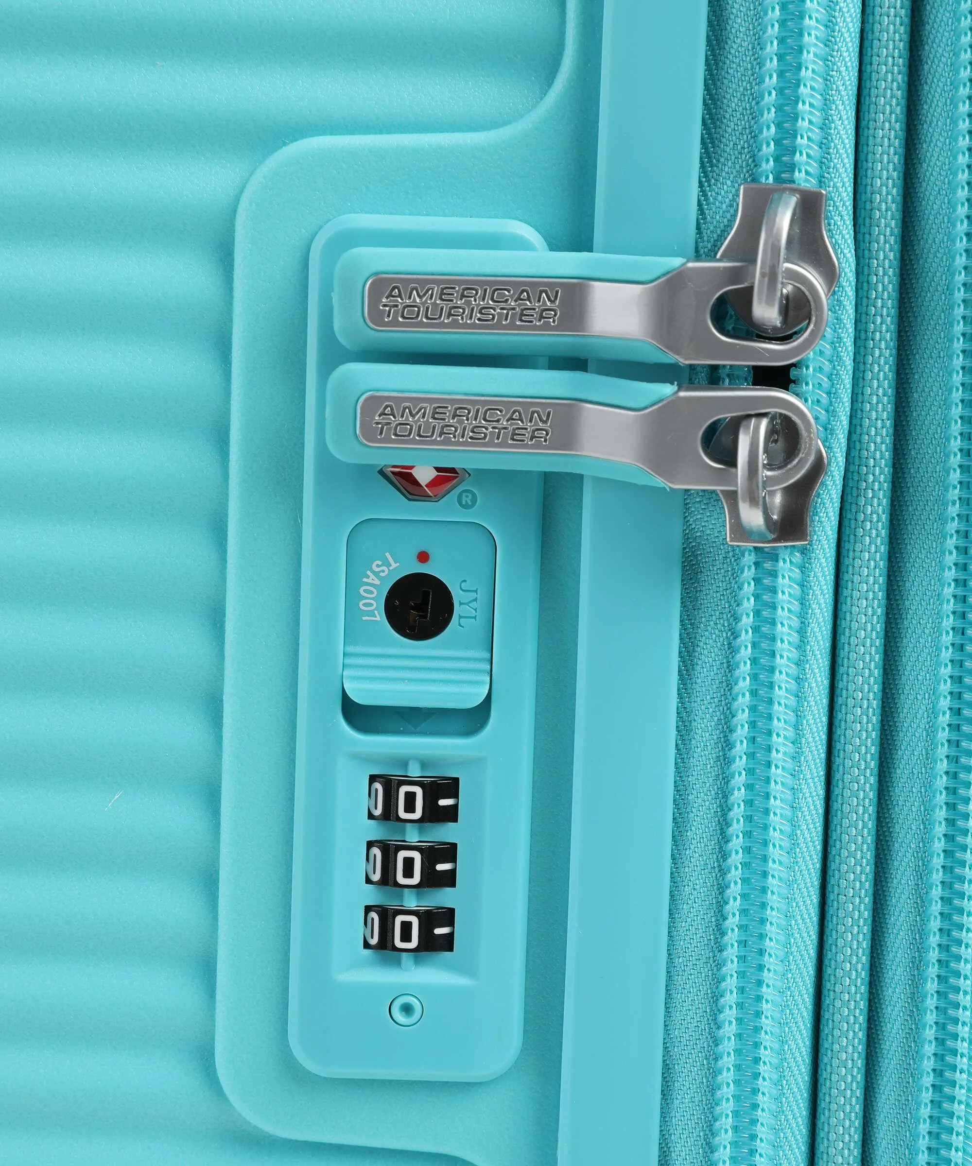  American Tourister Soundbox Valigia trolley (4 ruote) turchese 67 cm  