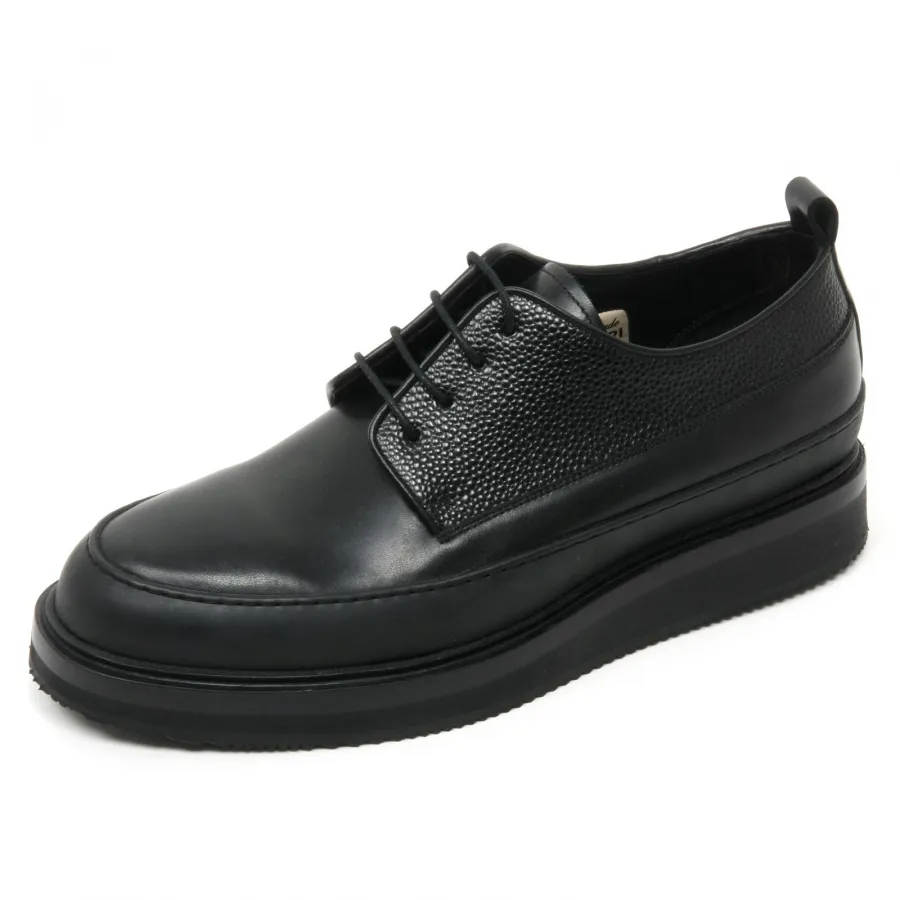 B8883 scarpa classica uomo SARTORI GOLD scarpe nero pelle shoe man