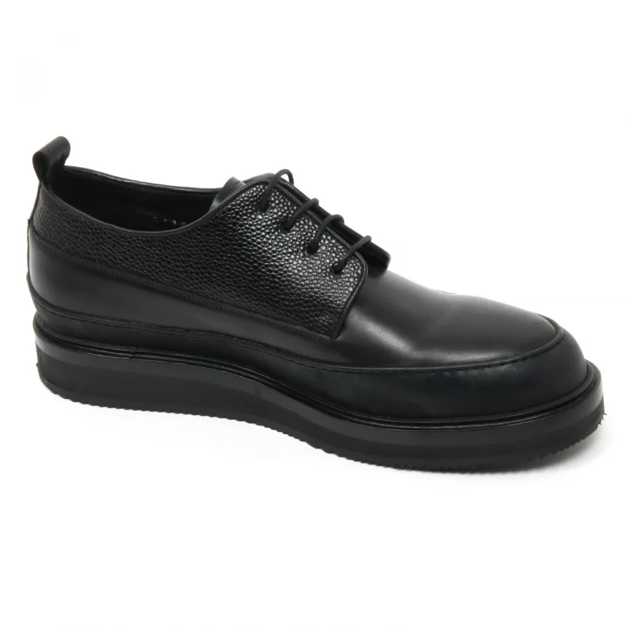 B8883 scarpa classica uomo SARTORI GOLD scarpe nero pelle shoe man