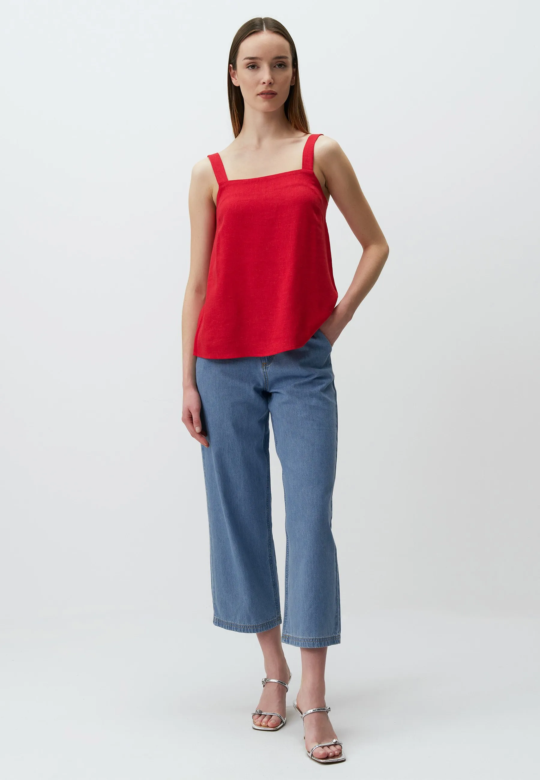 BASIC WITH STRAPS - Camicetta