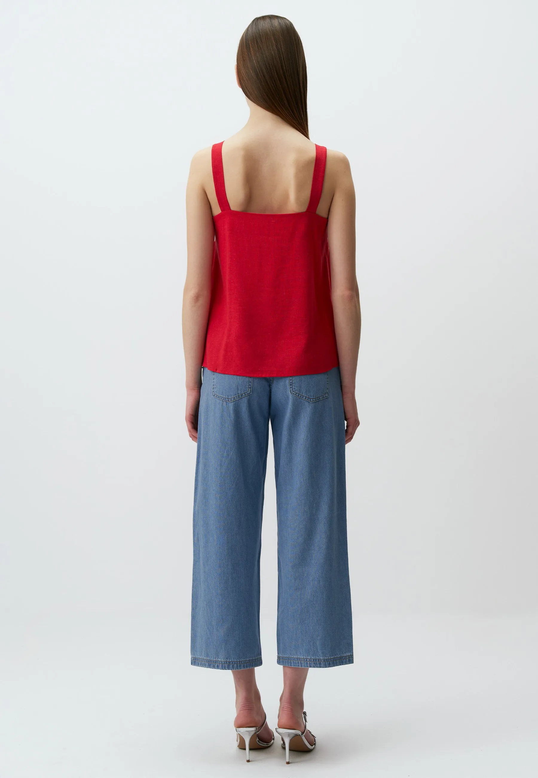 BASIC WITH STRAPS - Camicetta
