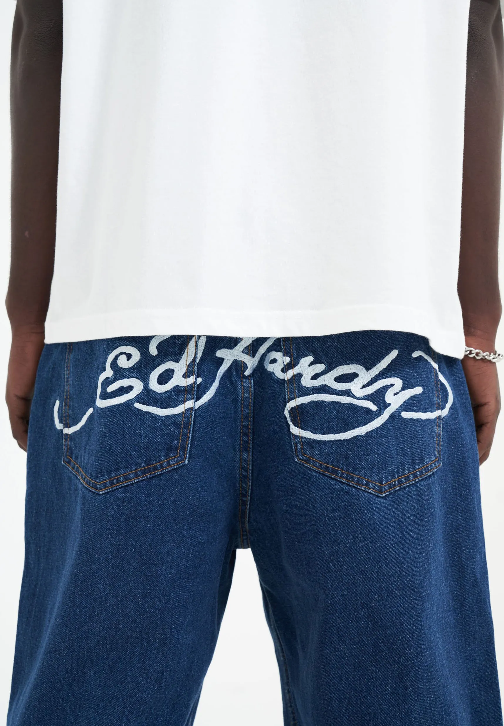 BATTLE-DRAGON DIAMANTE  - Jeans baggy
