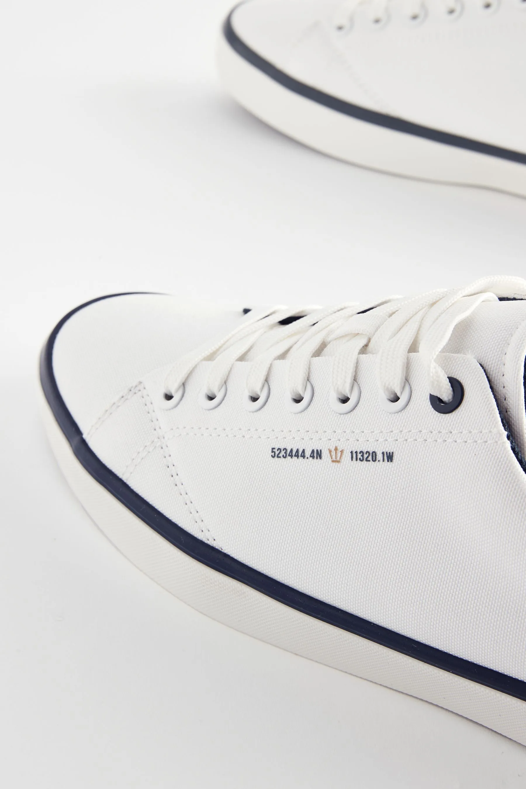 Bianco  - Scarpe da ginnastica in tela