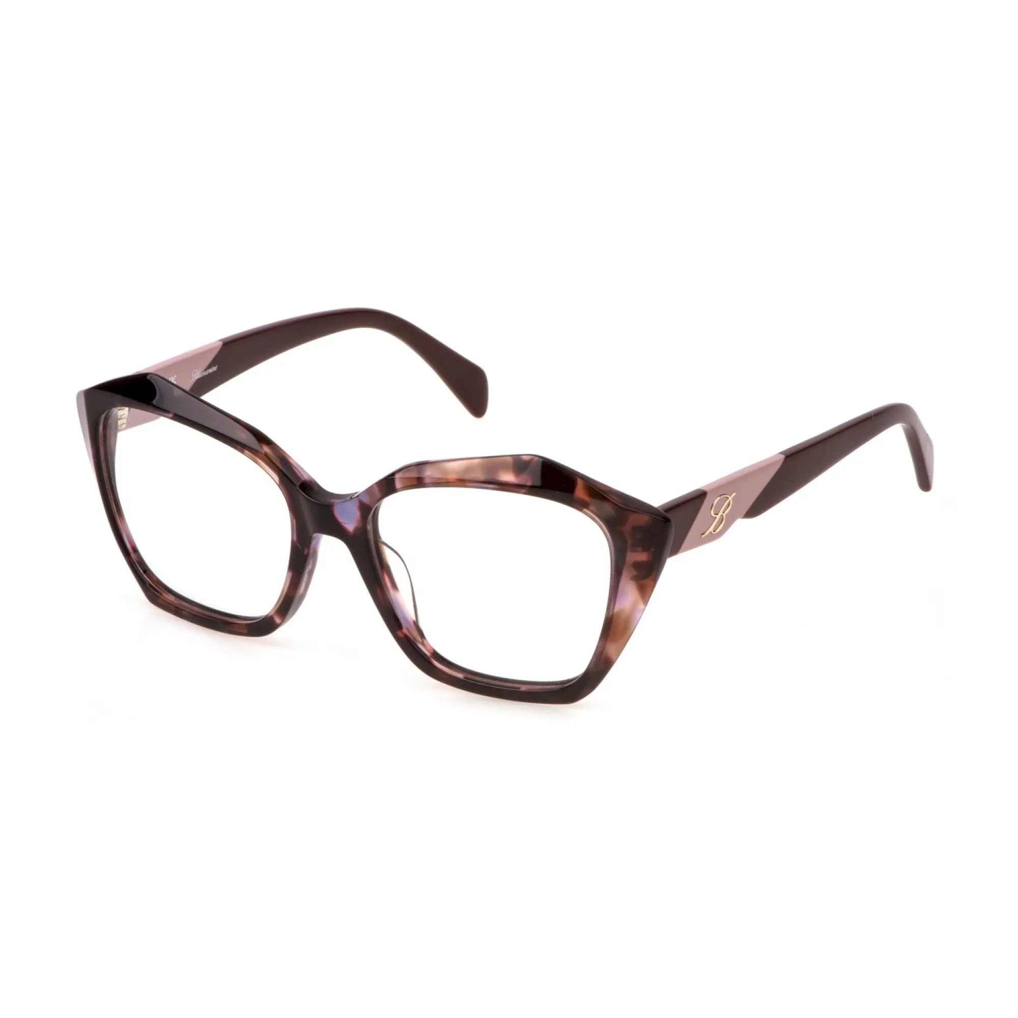   Blumarine VBM850 - 0Z41 Avana Marrone-multicolore | Occhiale Da Vista Donna 