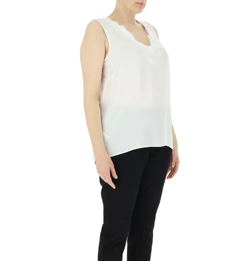 Blusa con pizzo