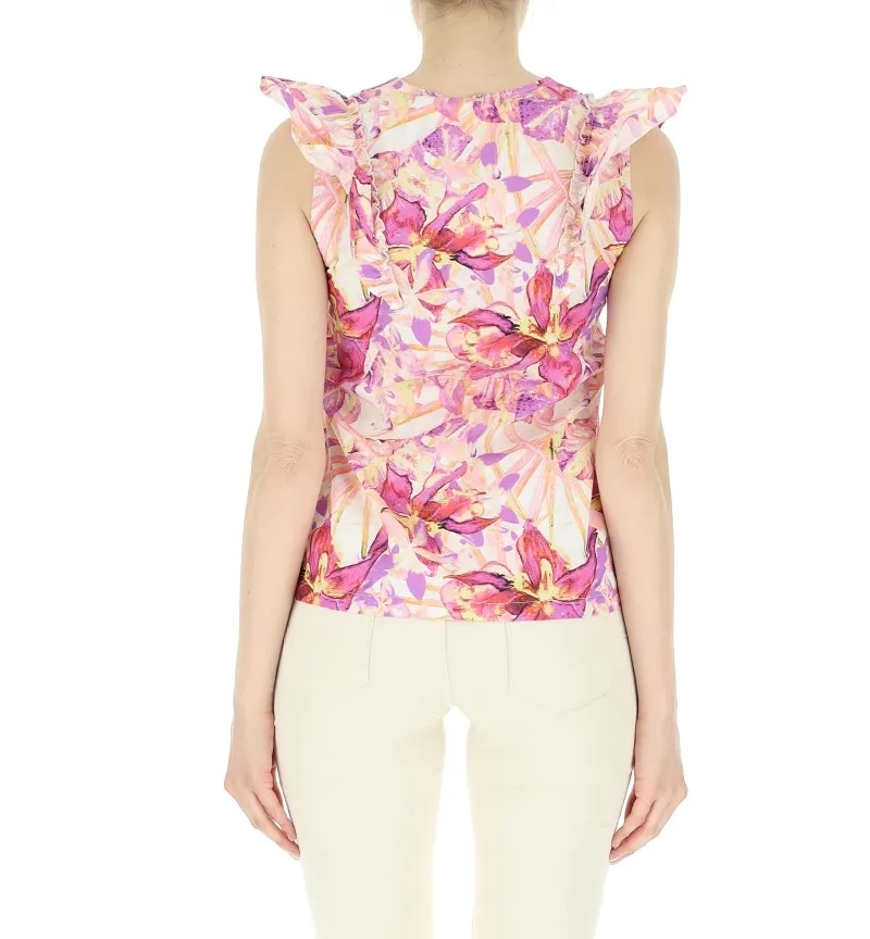 Blusa con volant