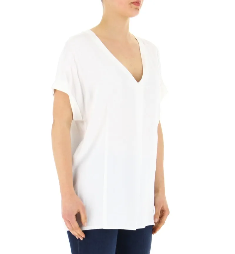 Blusa maniche corte