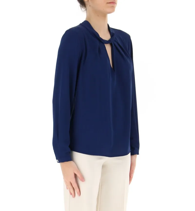 Blusa maniche lunghe