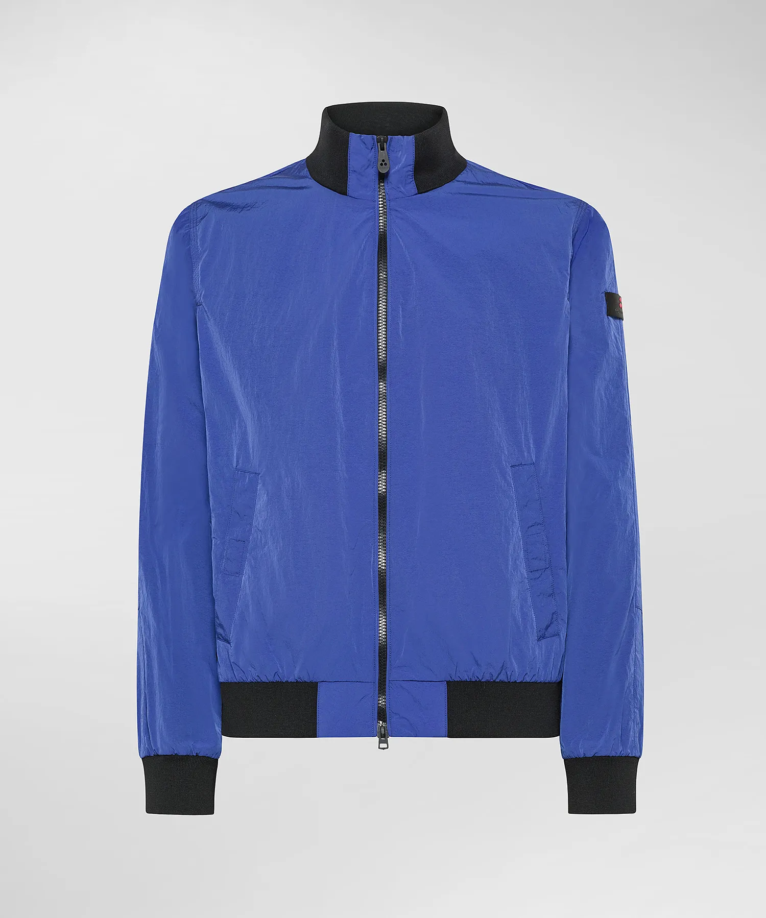 Bomber lucido in tela di nylon