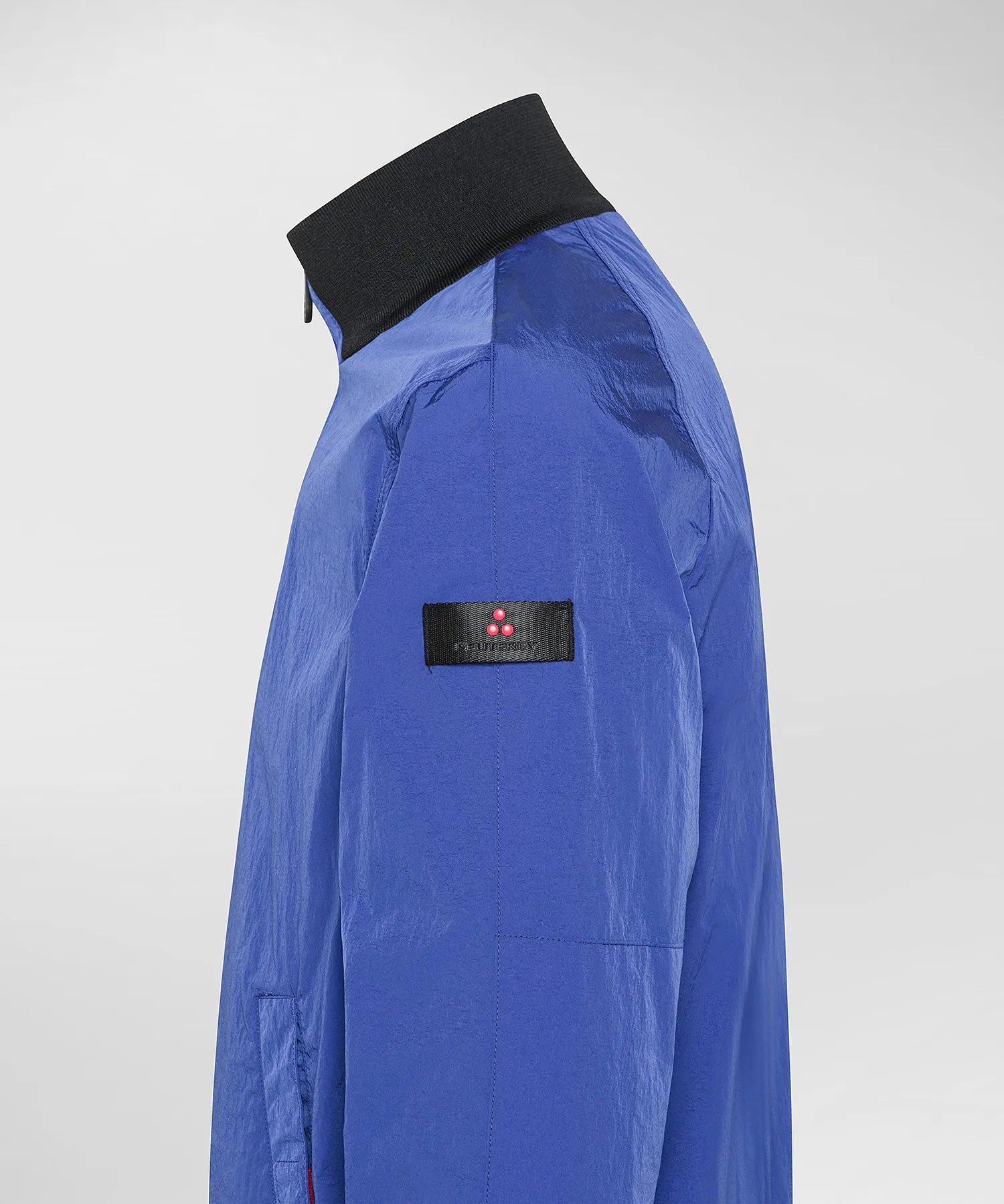 Bomber lucido in tela di nylon