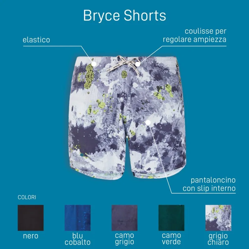 Bryce 2.0 Pantaloncini Uomo Grigio Chiaro