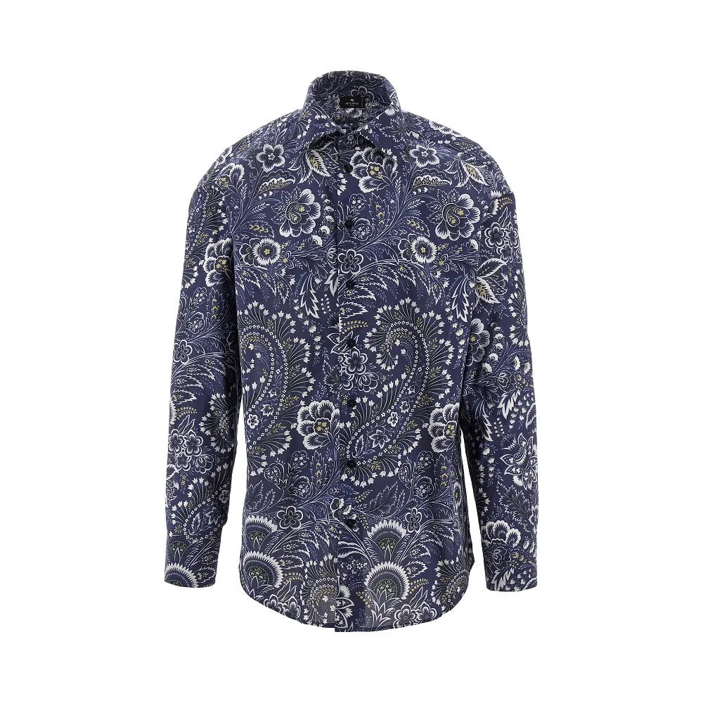 Camicia in cotone floreale