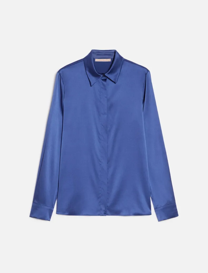 Camicia in raso di seta