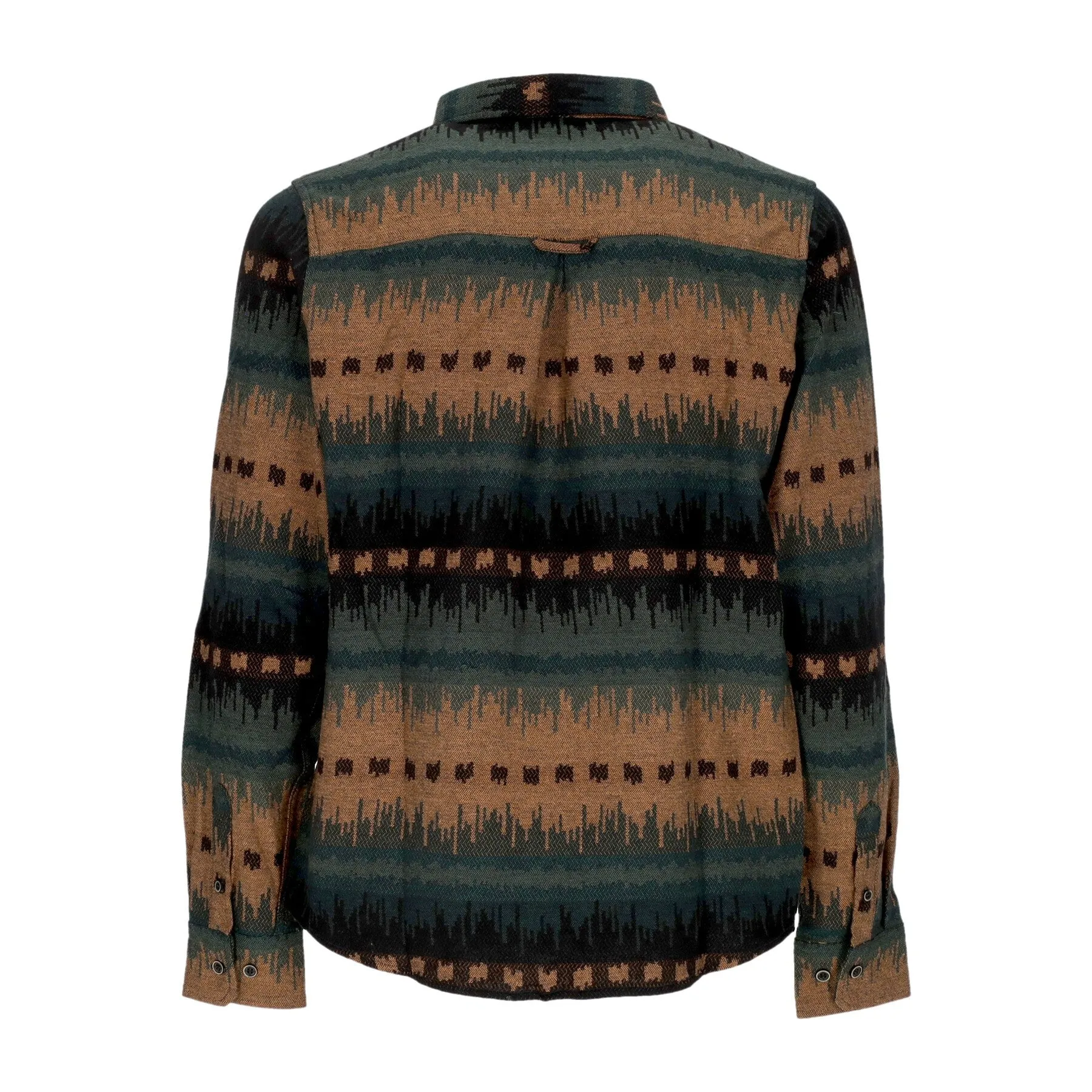 Camicia Manica Lunga Uomo Vintachi Shirt Jungle Green