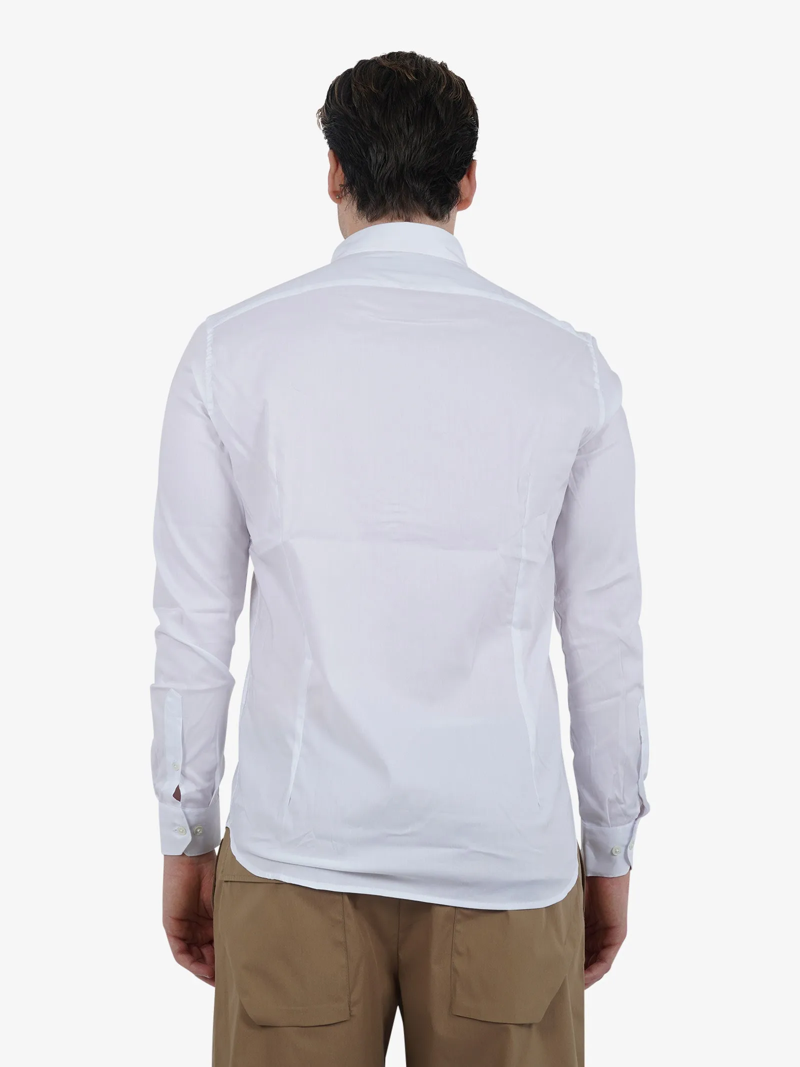 Camicia M/L CA201G uomo cotone bianco