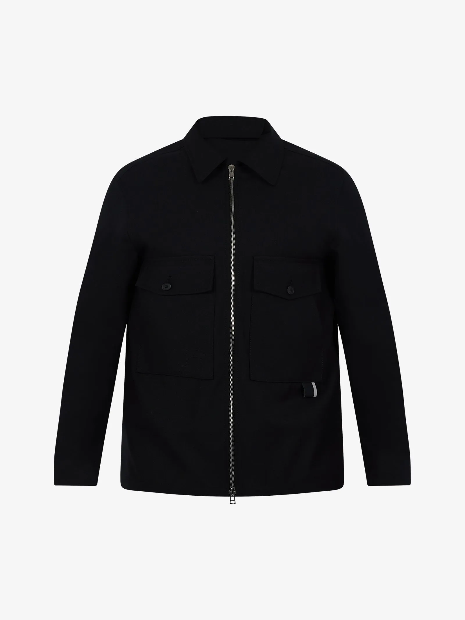 Camicia Zip S130 uomo nero