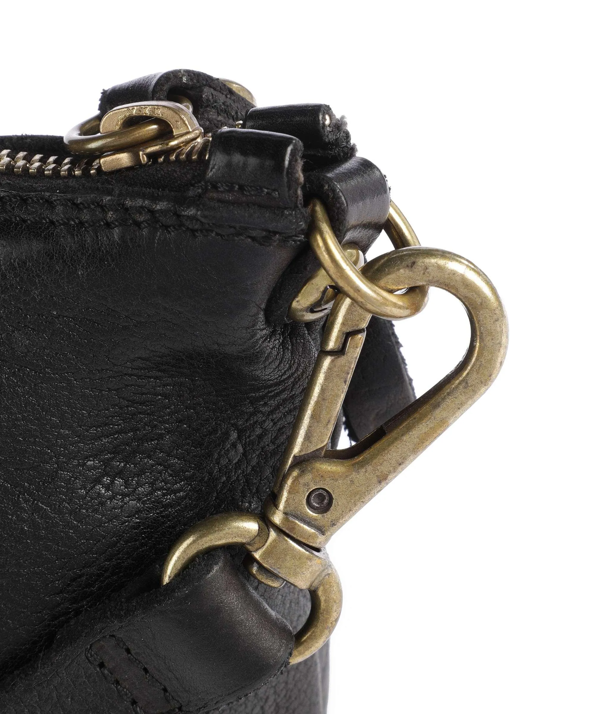  Campomaggi Borsa a tracolla pelle di vacchetta finemente grana nero  