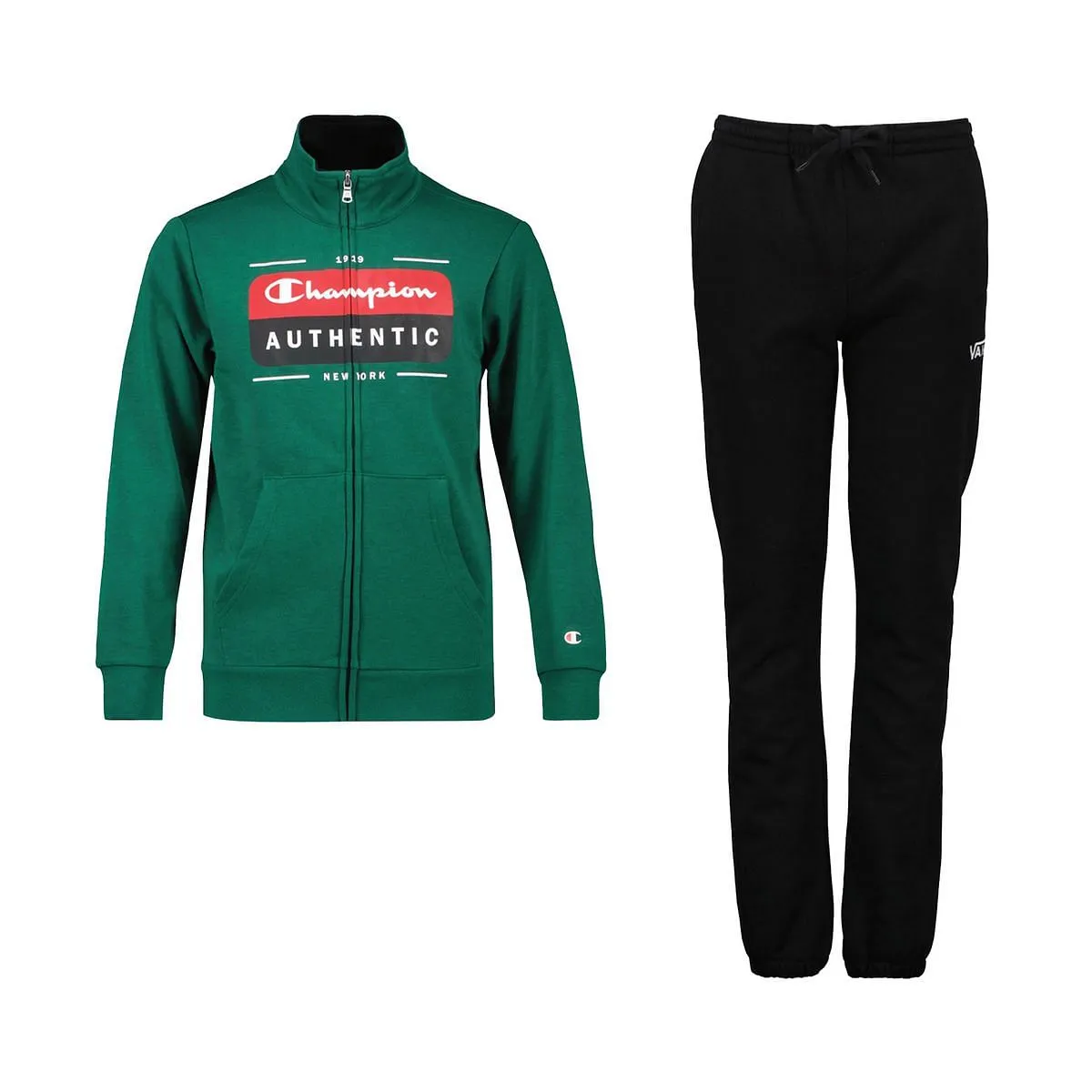      CHAMPION TUTA FULL ZIP LOGO BAMBINO  