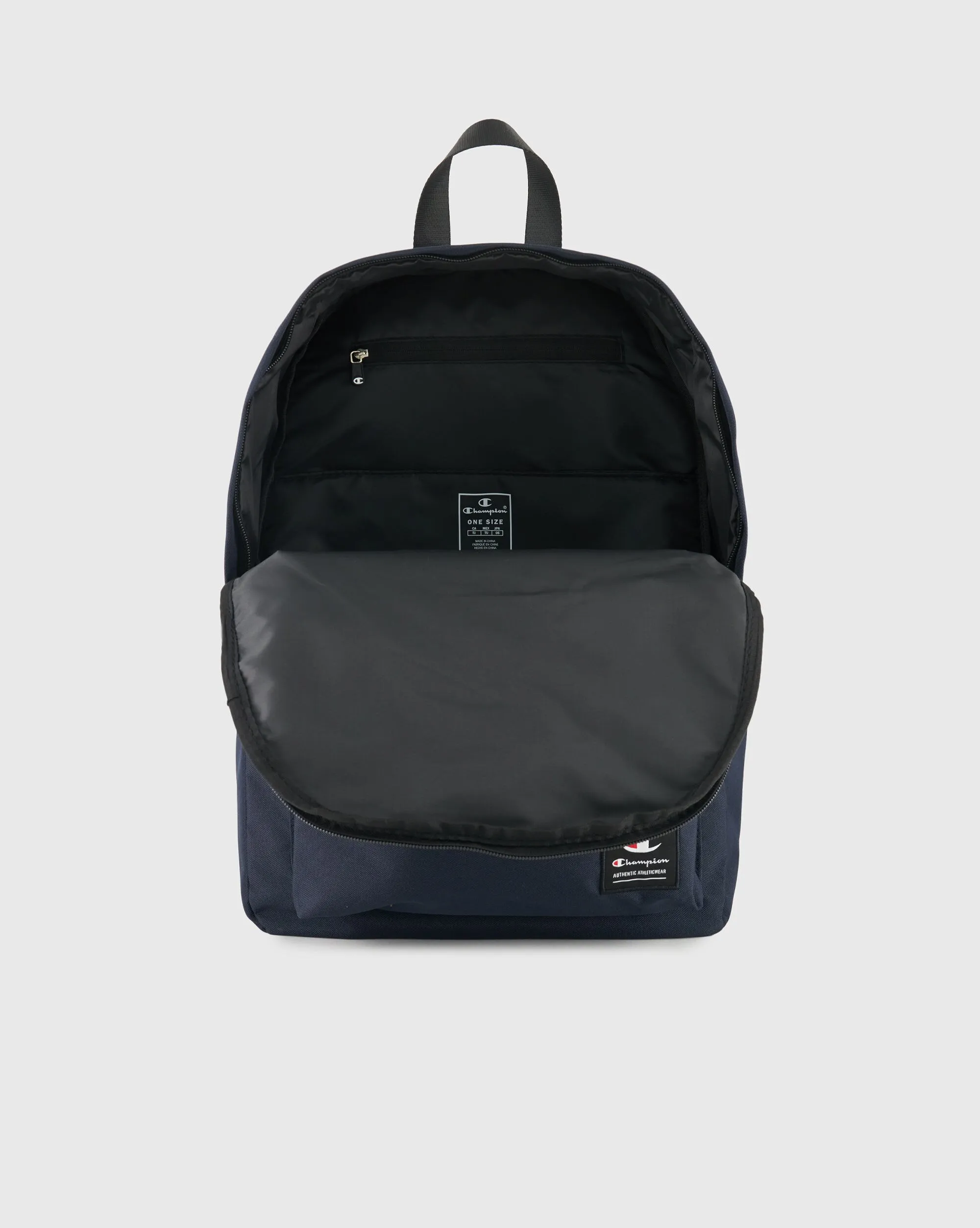 Champion Zaino Classico Con Etichetta In Jacquard Blu Unisex