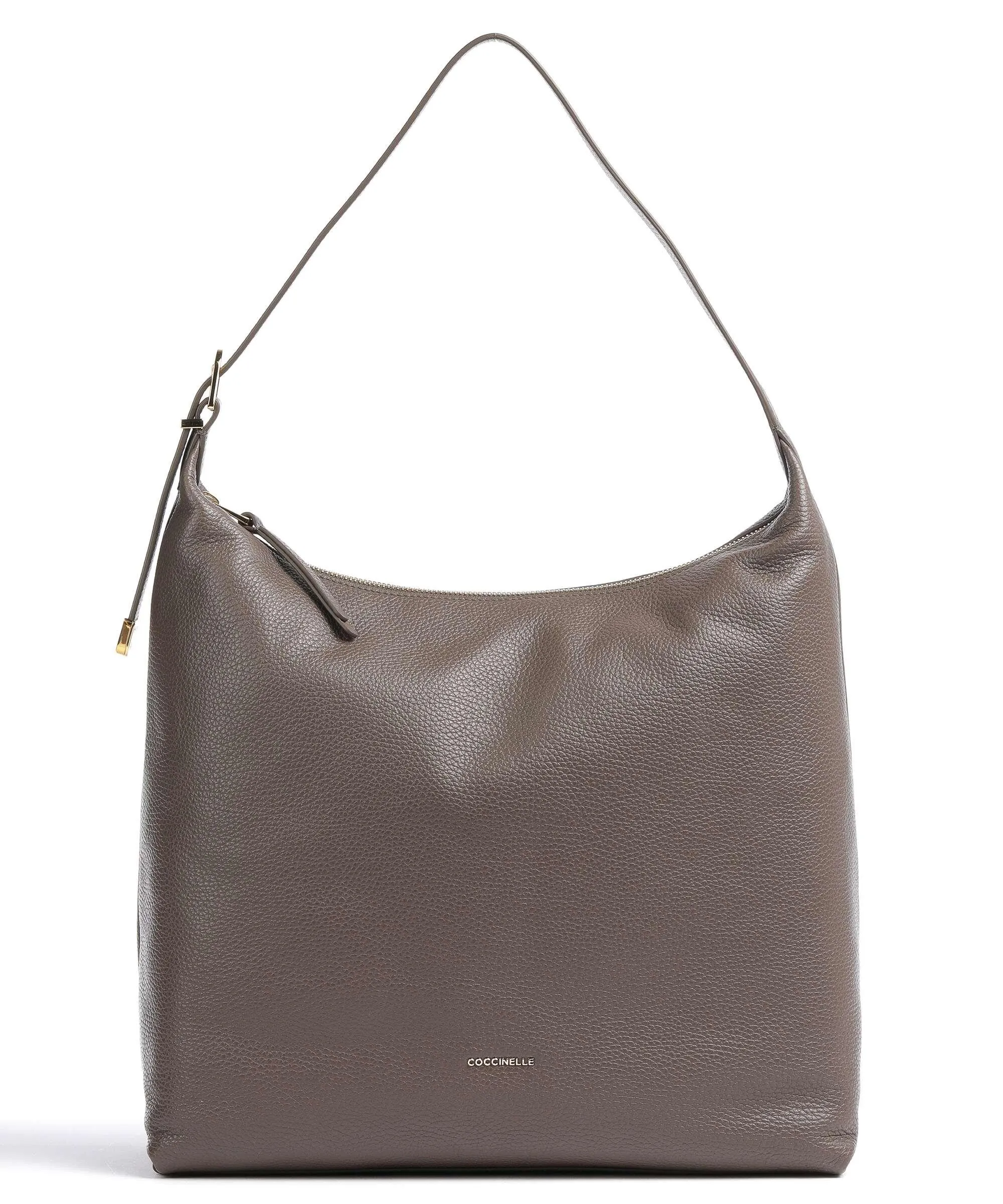  Coccinelle Gleen Borsa hobo pelle granulata marrone  