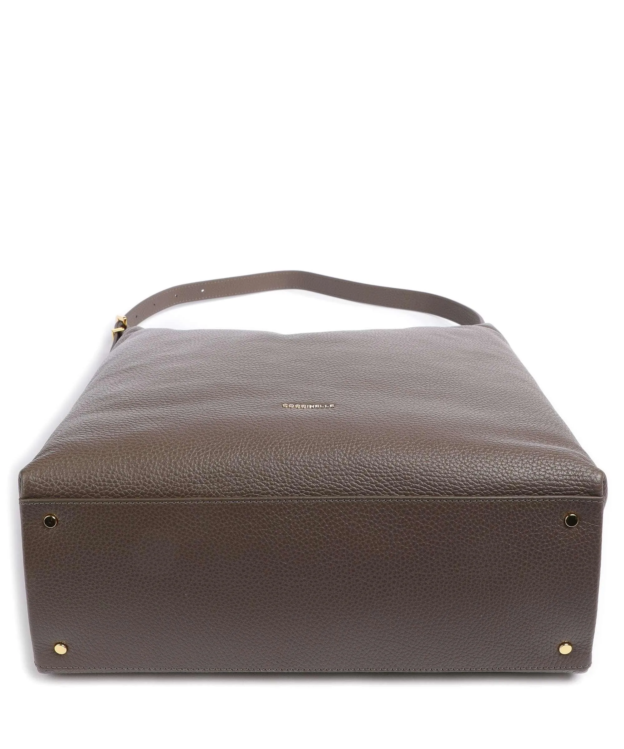  Coccinelle Gleen Borsa hobo pelle granulata marrone  