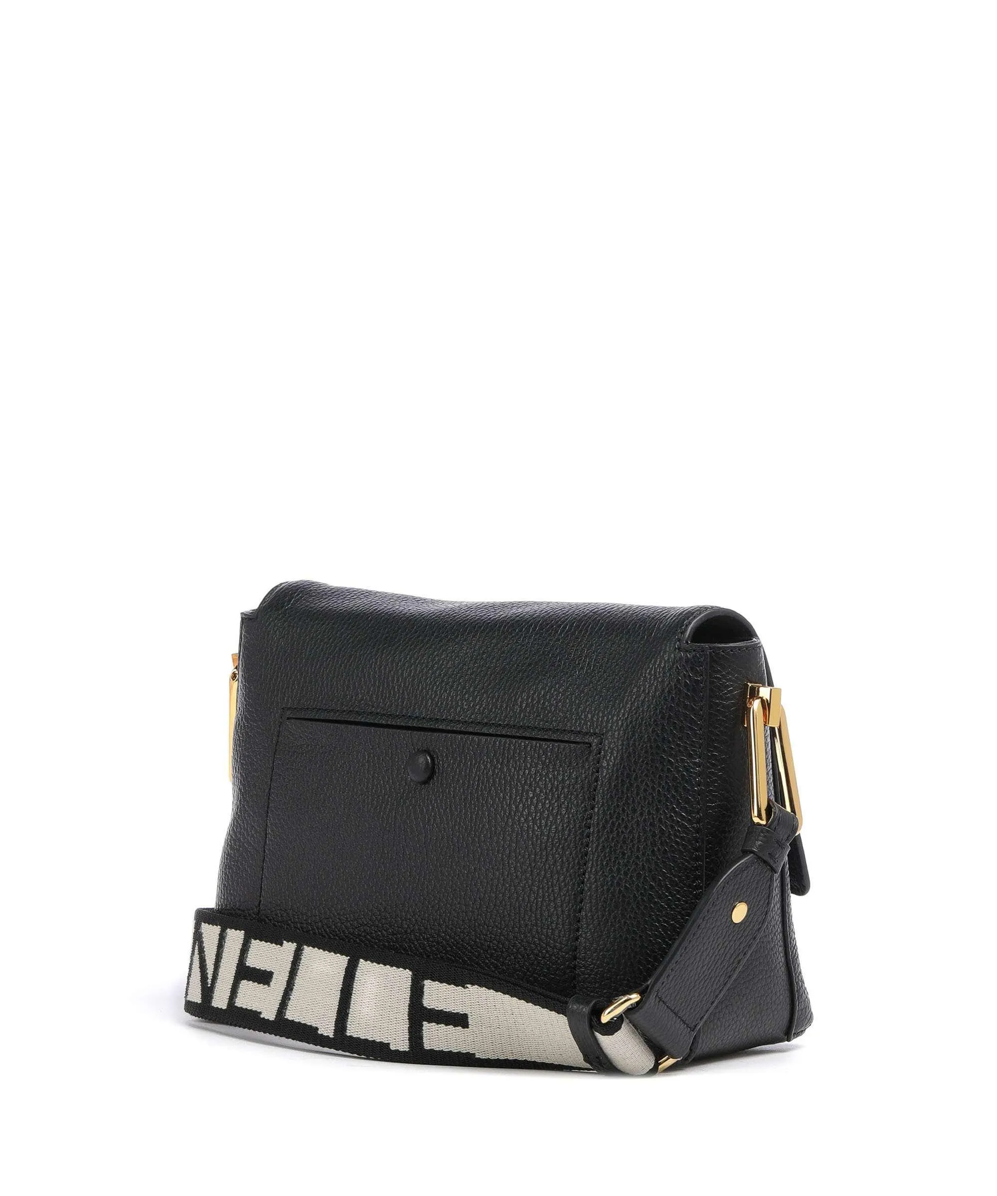  Coccinelle Liya Signature Borsa a tracolla pelle di vacchetta grana nero  