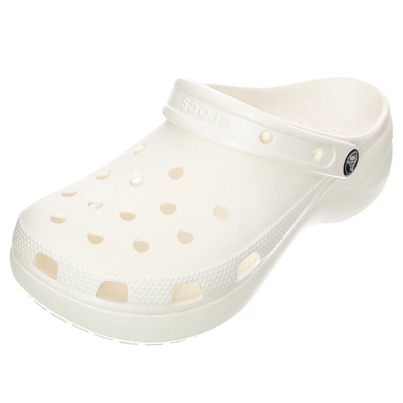 CROCS Classic Platform Clog W White - Sandali Donna Bianchi    