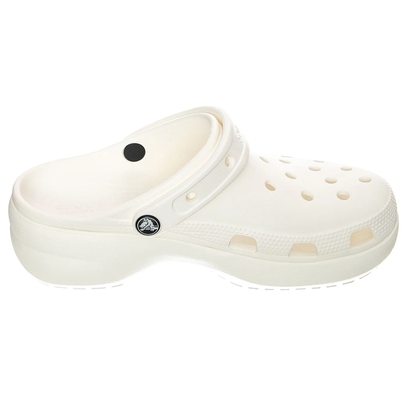 CROCS Classic Platform Clog W White - Sandali Donna Bianchi    