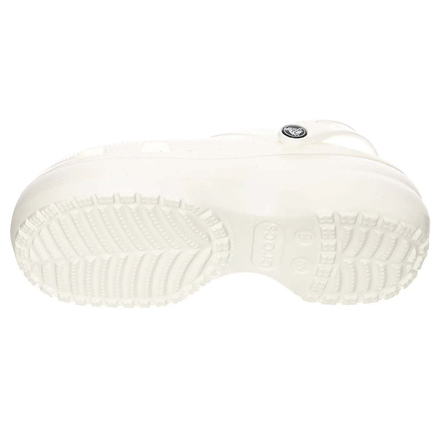 CROCS Classic Platform Clog W White - Sandali Donna Bianchi    