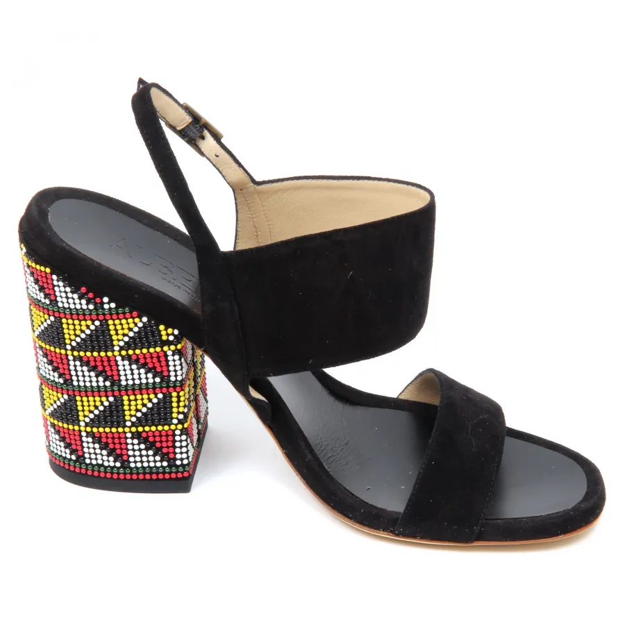 D5700 sandalo donna ALBERTO GOZZI scarpe nero shoe woman