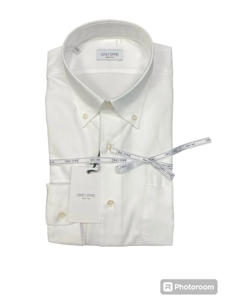 DINO ERRE camicia uomo button down con taschino 008M