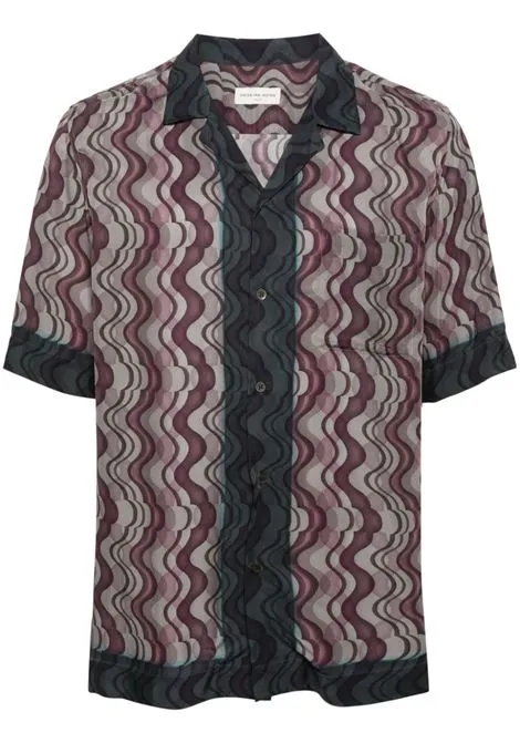 DRIES VAN NOTEN CAMICIA CON STAMPA