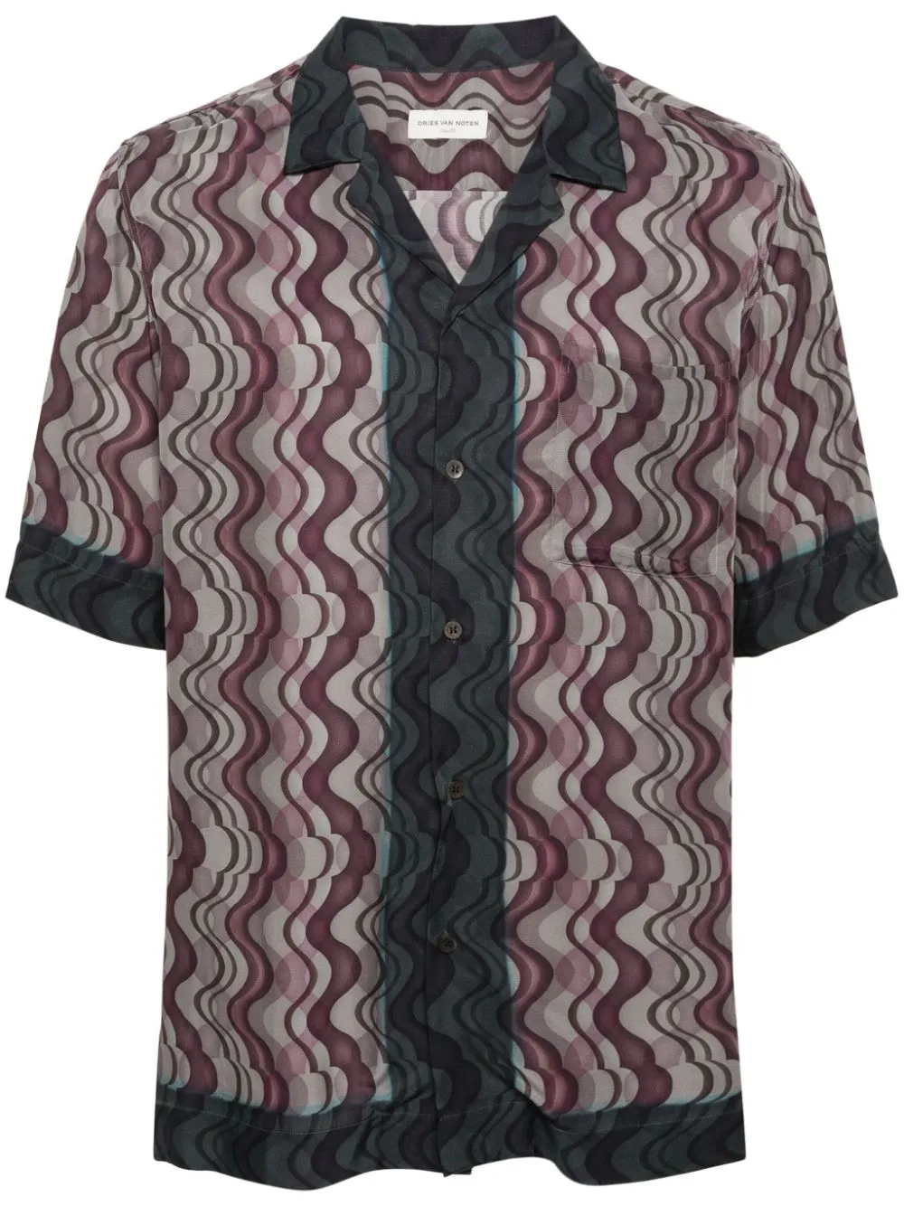 DRIES VAN NOTEN CAMICIA CON STAMPA