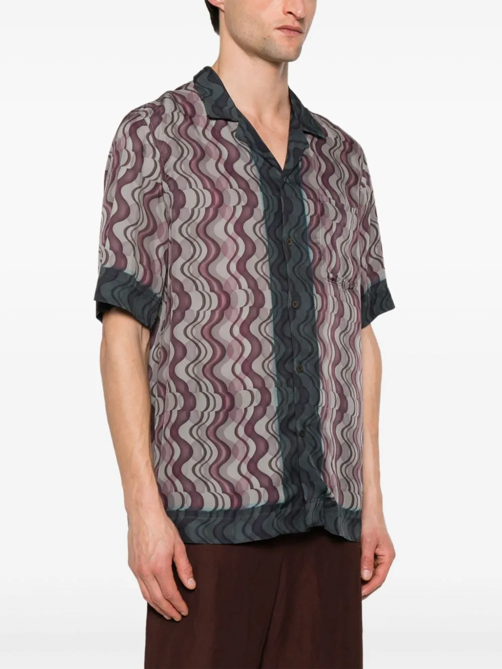 DRIES VAN NOTEN CAMICIA CON STAMPA