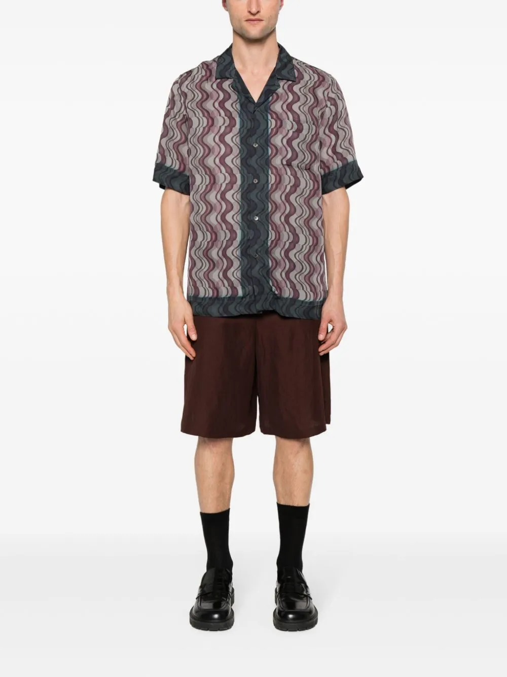 DRIES VAN NOTEN CAMICIA CON STAMPA