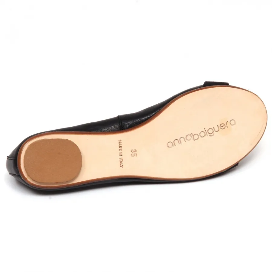 F3732 ballerina donna black ANNA BAIGUERA ANNETTEFLEX scarpe shoe woman