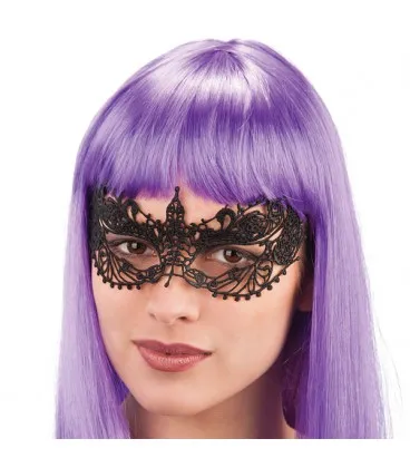 FARFALLA NERA IN TESSUTO MACRAME'