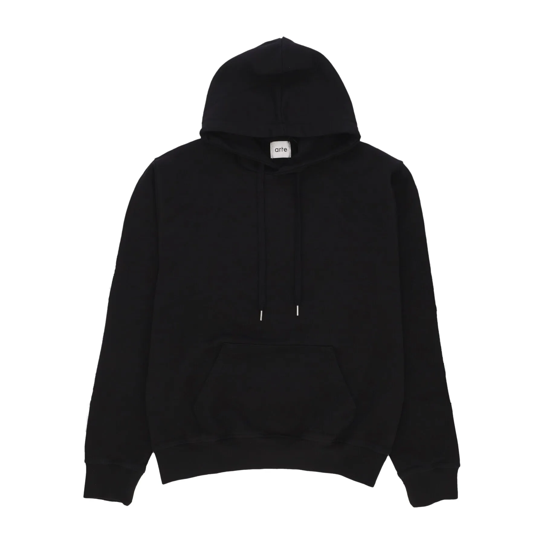 Felpa Leggera Cappuccio Uomo Hank Back Rings Hoodie Black