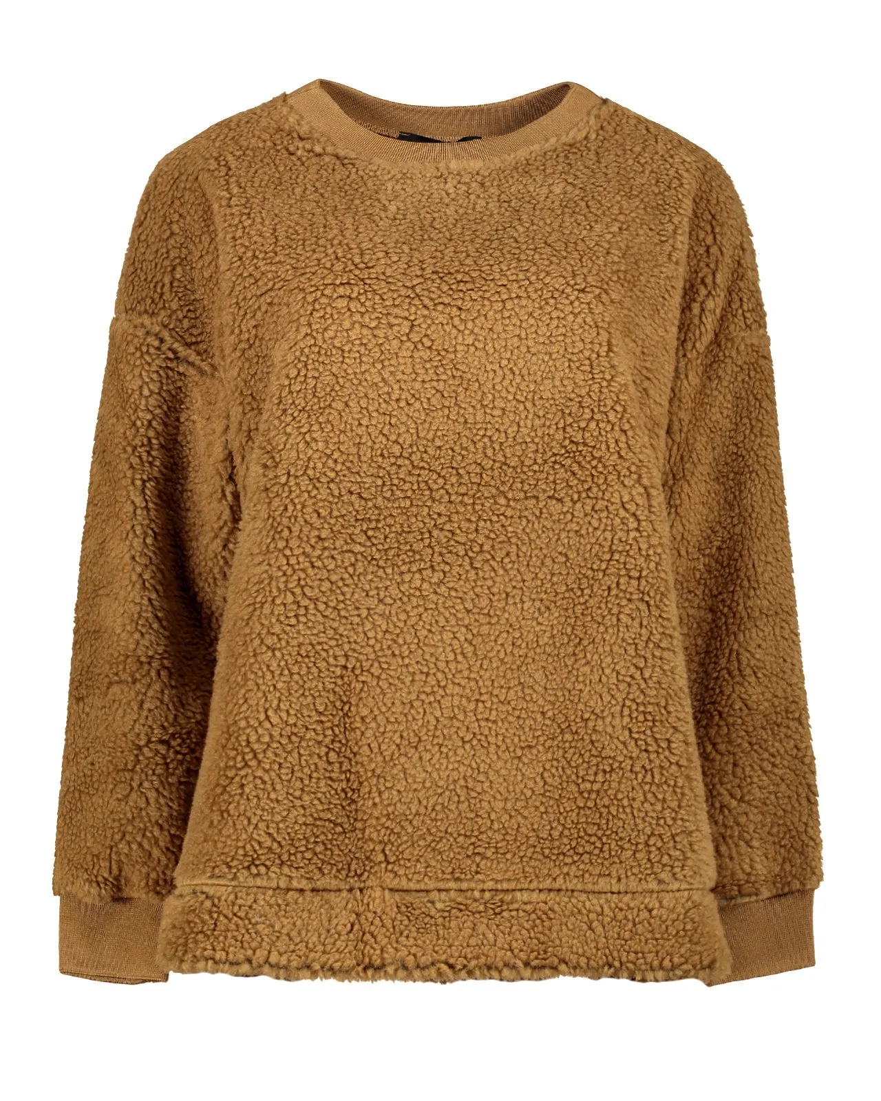 Felpa Ribera teddy caramel