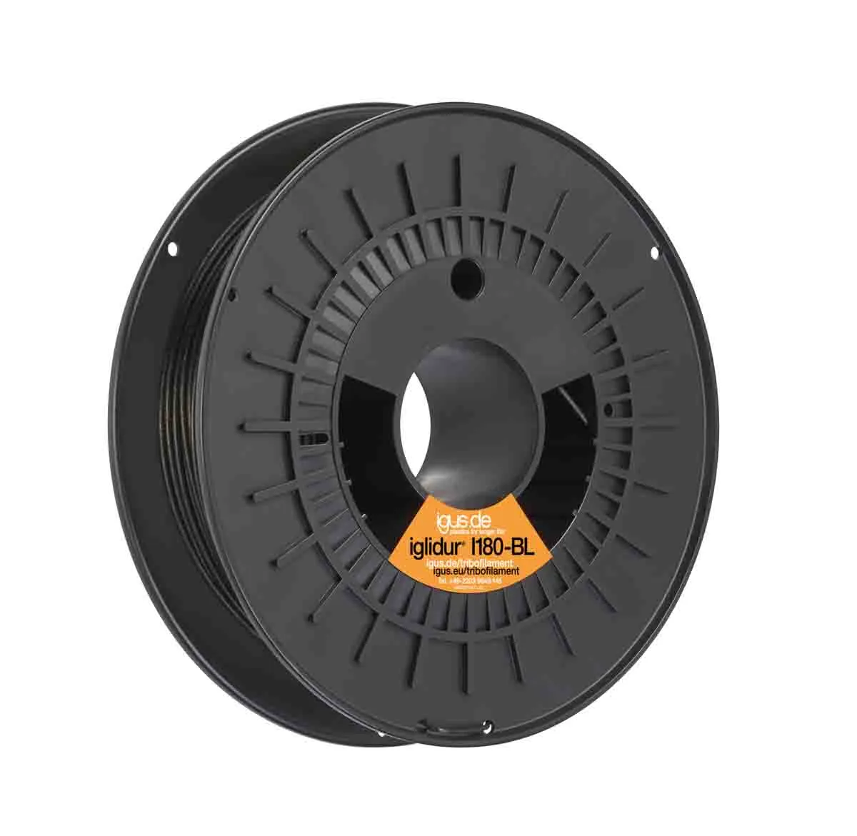 Filamento per stampante 3D Igus, iglidur l180-BL-PF, Nero, diam. 1.75mm