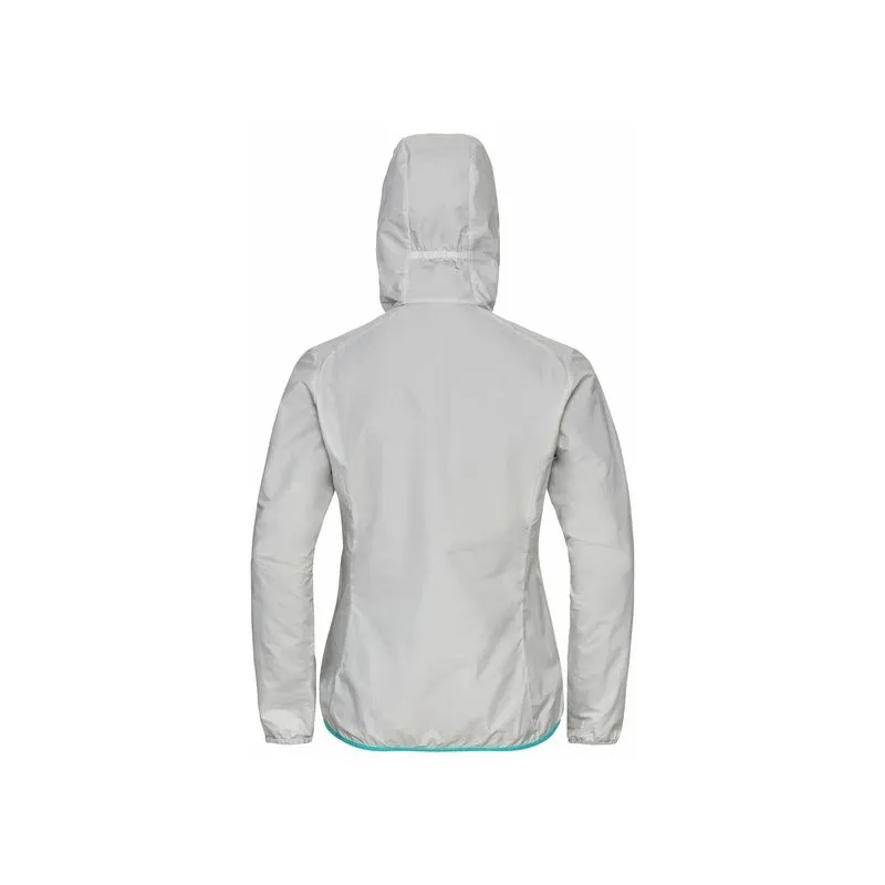 Giacca a vento Odlo Fli Antivento DWR (Grigio Argento) Donna