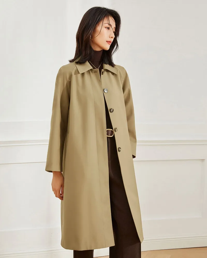 Giacca a vento per donna 23 Autunno nuovo stile Raglan allentato Giacca a vento da donna piccola alta e sottile casual di media