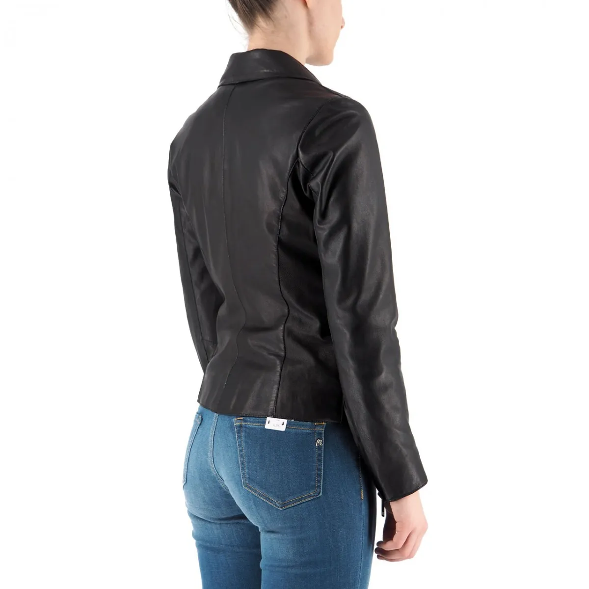 Giacca Biker In Pelle