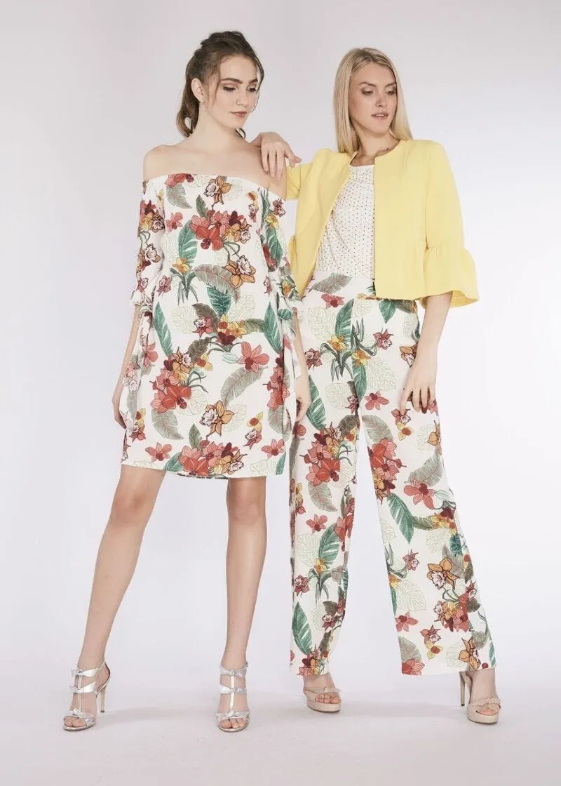 Giacca cropped con balza